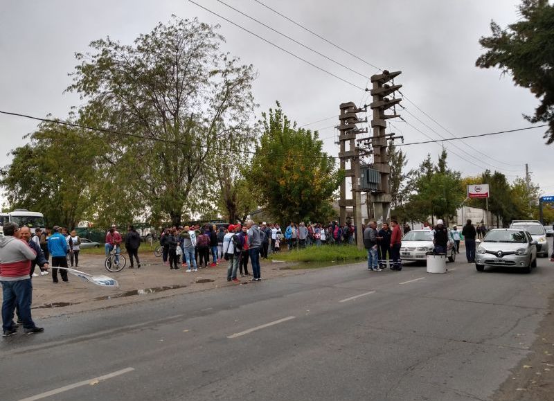 Manifestación en el marco de una jornada de lucha nacional.