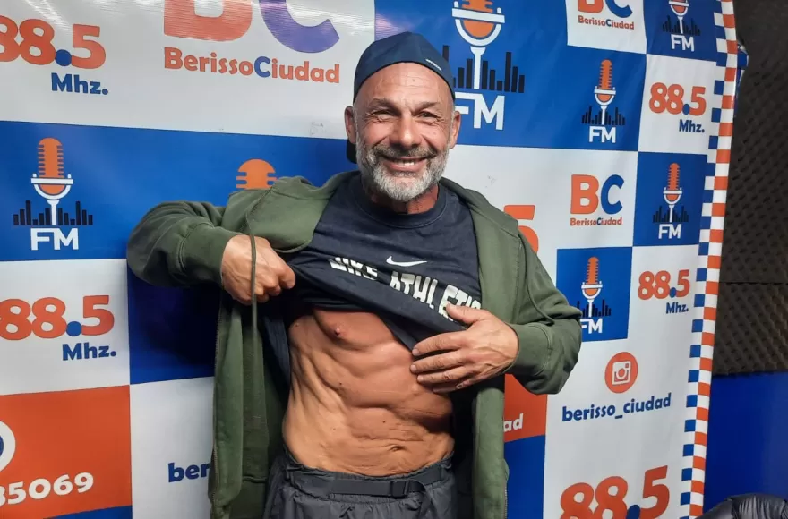 A los 60 años, Guillermo Ríos se prepara para volver al escenario del fisicoculturismo