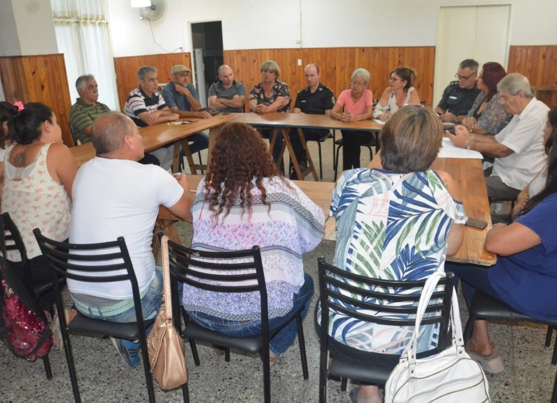 Encuentro en el Club Almafuerte.