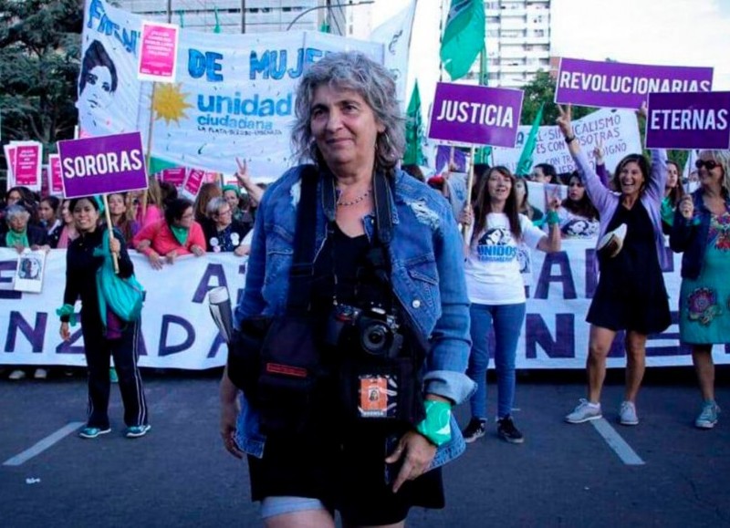 La fotoperiodista Eva Cabrera.