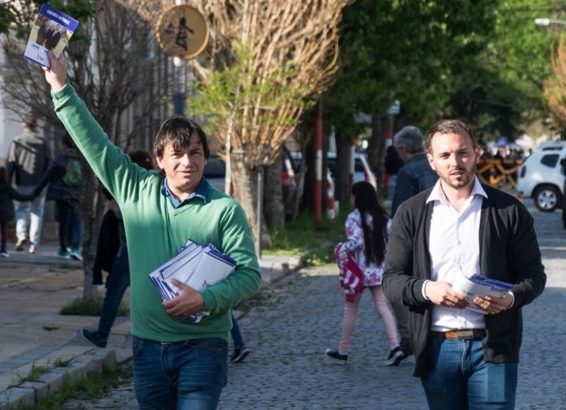 Candidatos de Consenso Federal, en campaña.