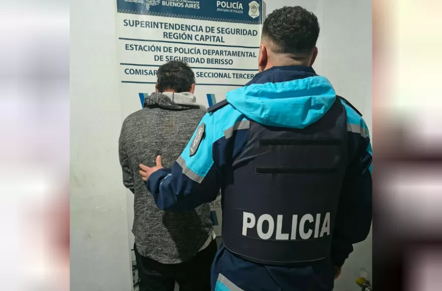 El sujeto fue trasladado a la.comisaria tercera.