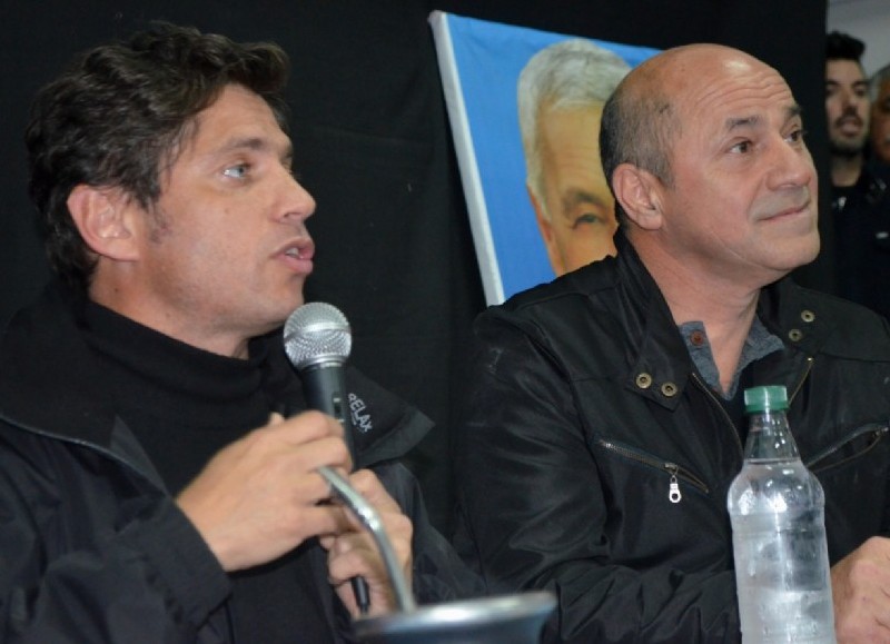 Axel Kicillof y Mario Secco.