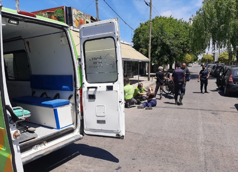 Colisión en horas del mediodía.