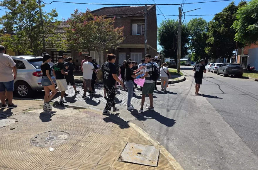 Manifestación pacífica.