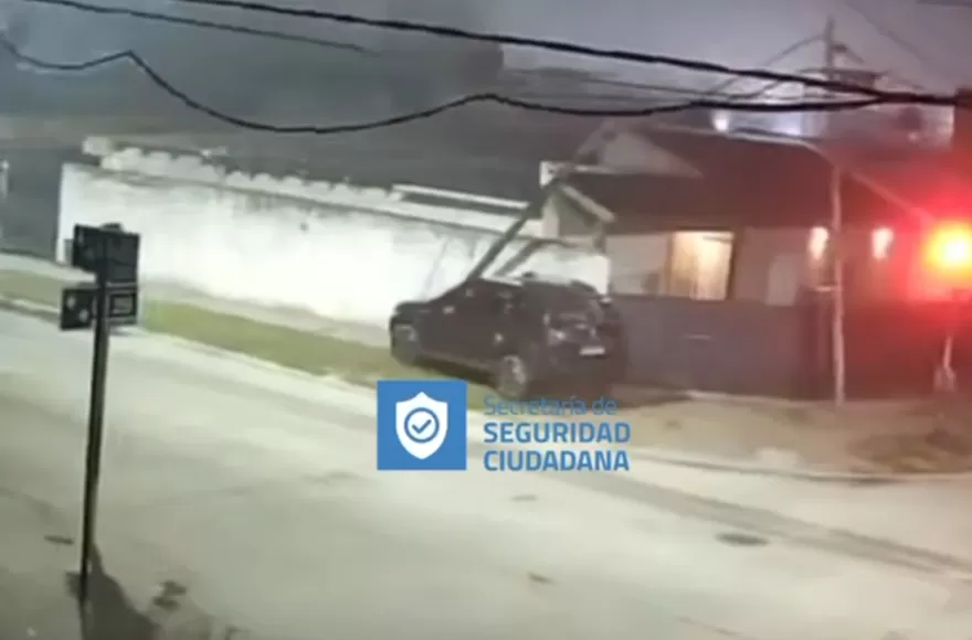 El momento del impacto.