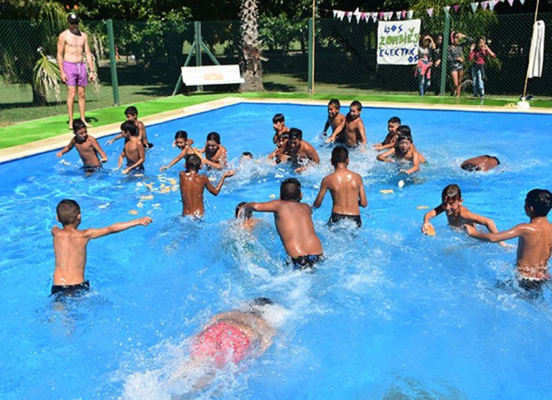 Gran afluencia de chicos a la colonia municipal de vacaciones.