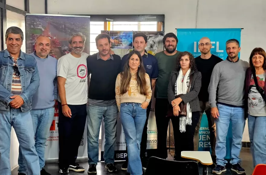 La charla se realizó en el Centro de Formación Laboral.