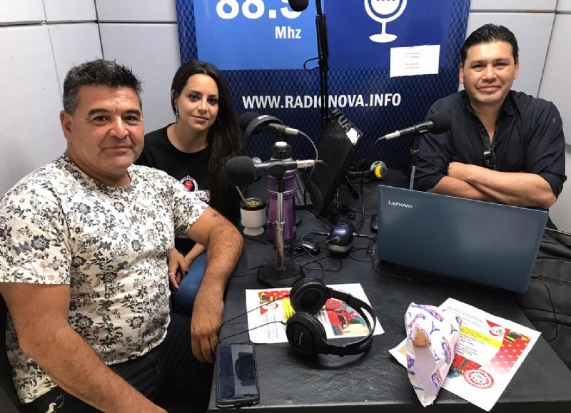 José Luis Redondo en el aire de BerissoCiudad en Radio.