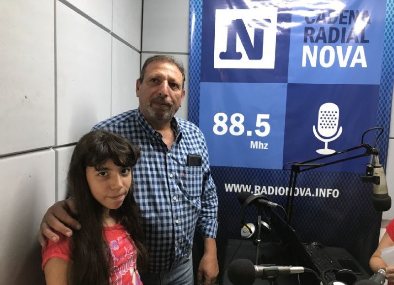 Jorge Di Pietro, en el aire de BerissoCiudad en Radio.