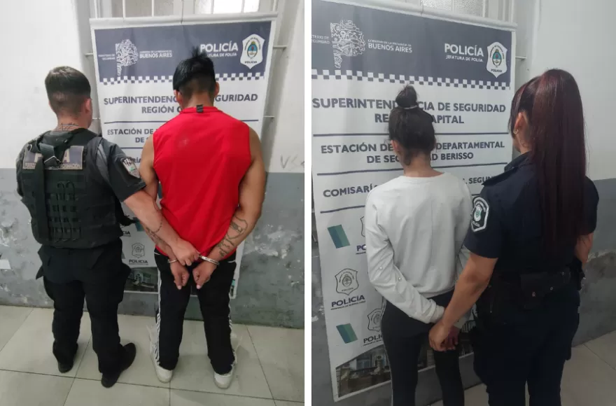 Fueron aprehendidas dos personas acusadas de protagonizar un episodio de amenazas agravadas con arma de fuego.