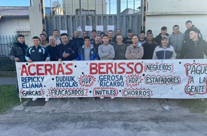 Acerías Berisso continúa con el conflicto.