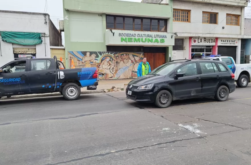 Ciclista atropellada en Avenida Montevideo entre 17 y 18