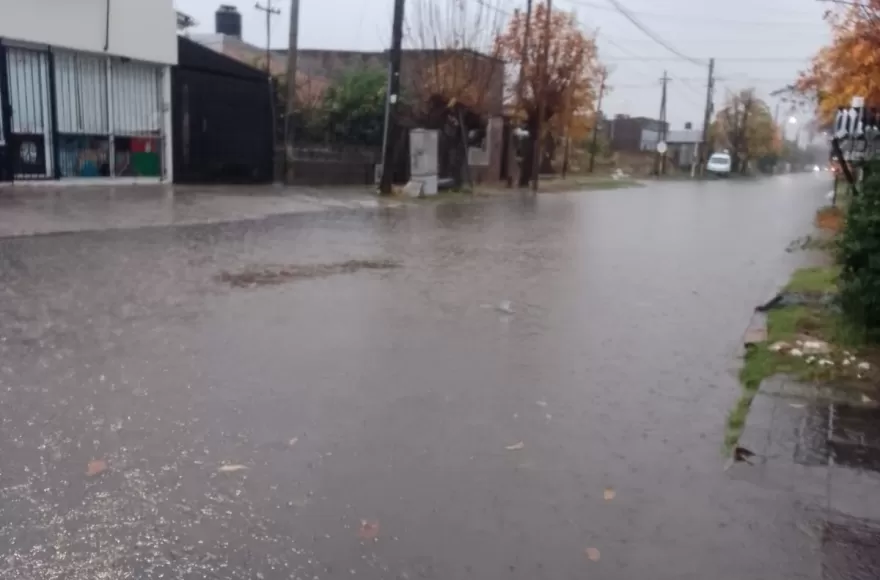 Calles anegadas, una constante.