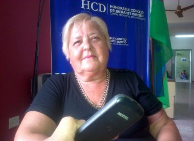 Ana Stolar, concejal oficialista.