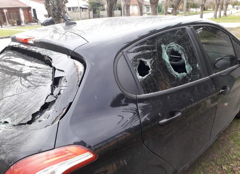 Así quedó el Peugeot 208 de Martín Idiart.