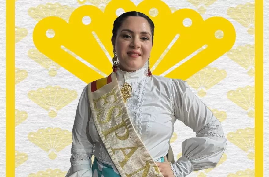 Lucía Young Herrera, de la colectividad española.