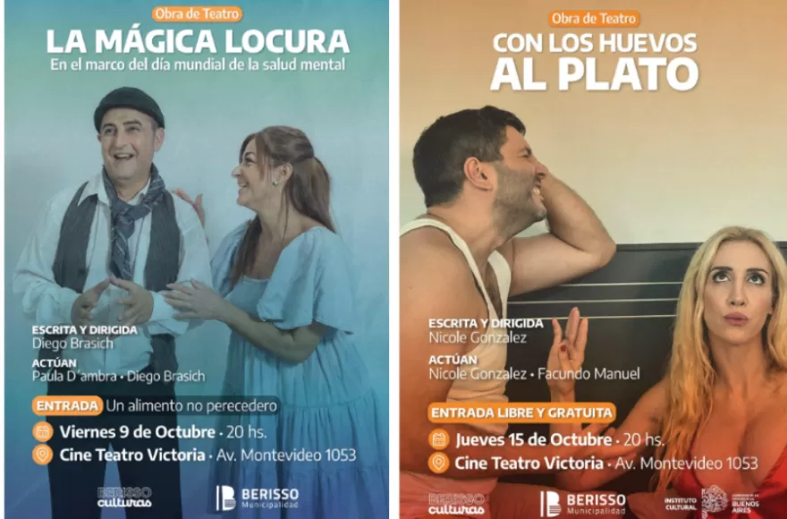 Las propuestas teatrales de octubre.