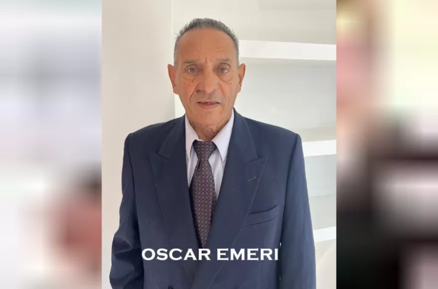 Oscar Emeri, candidato a concejal.