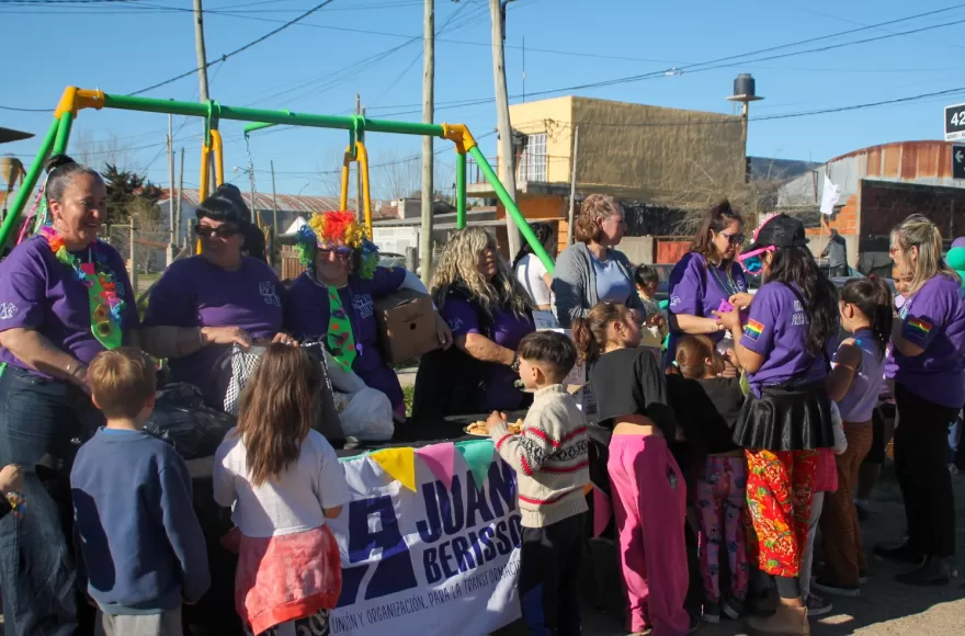 La Juan Berisso organizó un festejo para los más chicos.