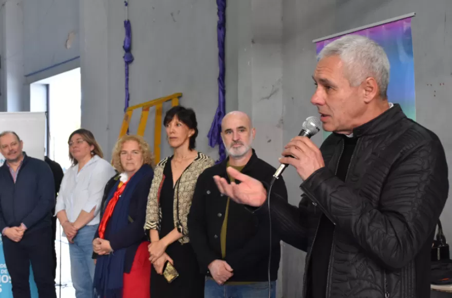 Cagliardi participó este miércoles por la mañana del lanzamiento de los Juegos Escolares Bonaerenses 2025.