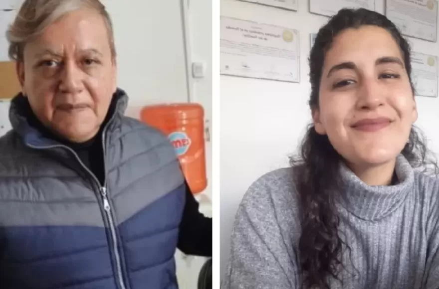 Darío Luna y Daniela Goga.
