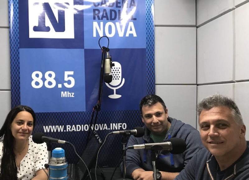 Mariano De Torres Curth y Marcelo Citerio, en el aire de Cadena Radial NOVA.