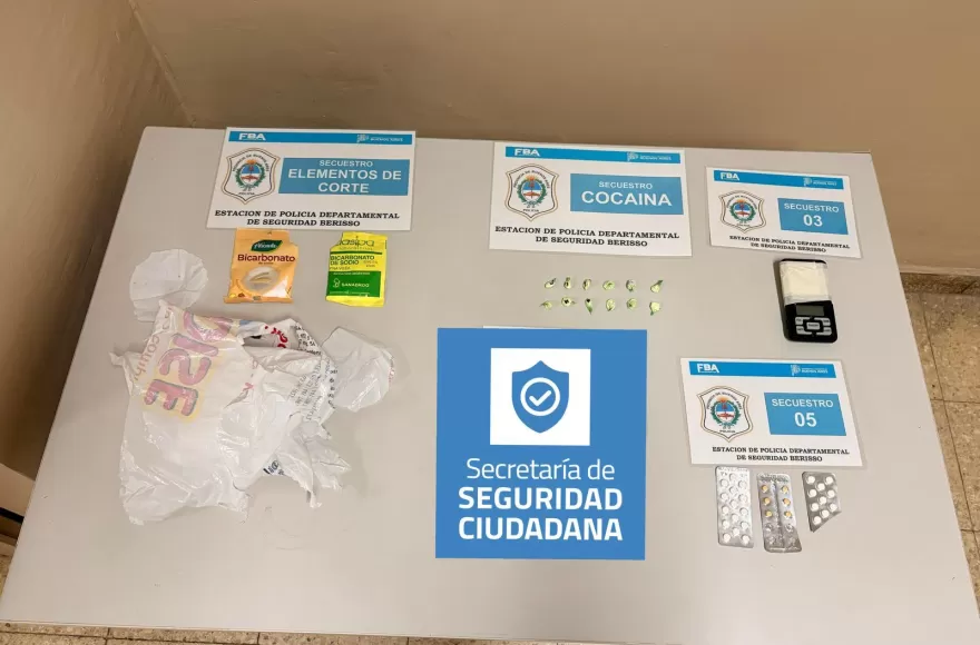 Lo incautado en el operativo.