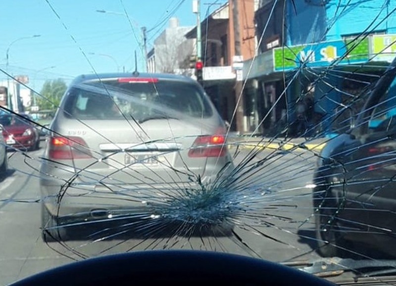 Violenta agresión.