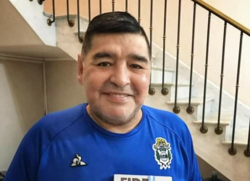 Diego Armando Maradona recibió una copia del film.