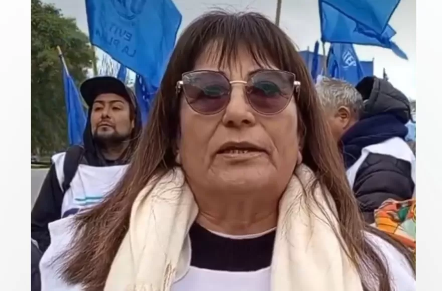 Manifestaci&oacute;n sindical en rechazo al ajuste libertario