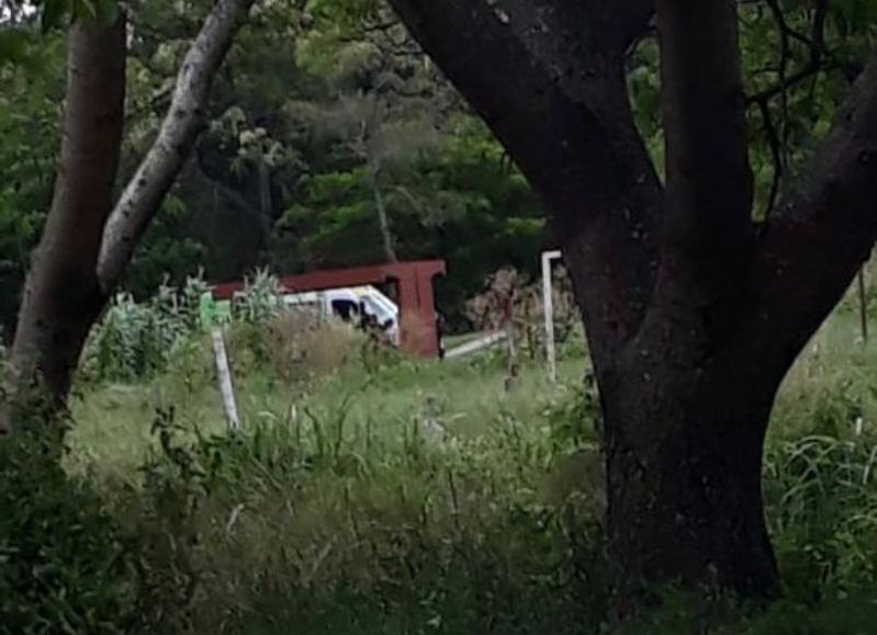 En la proximidad de la Avenida 60, imagen capturada por un vecino