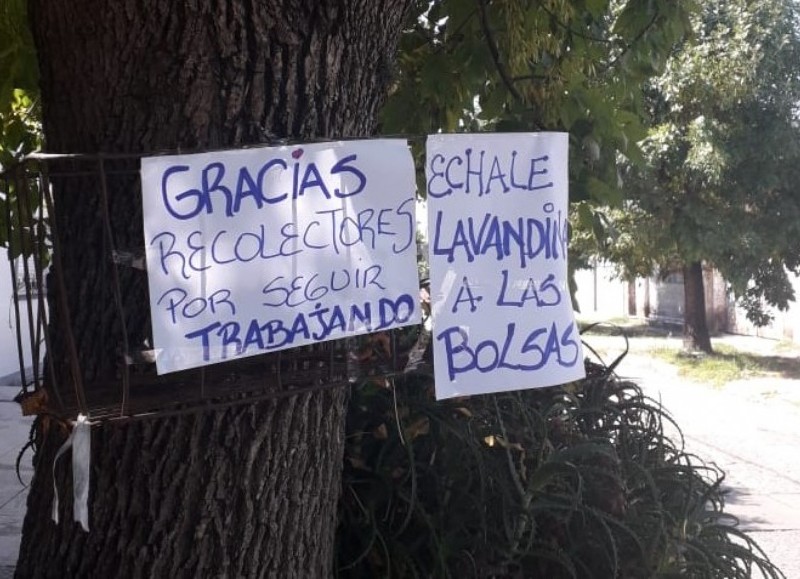 Letreros de aliento.