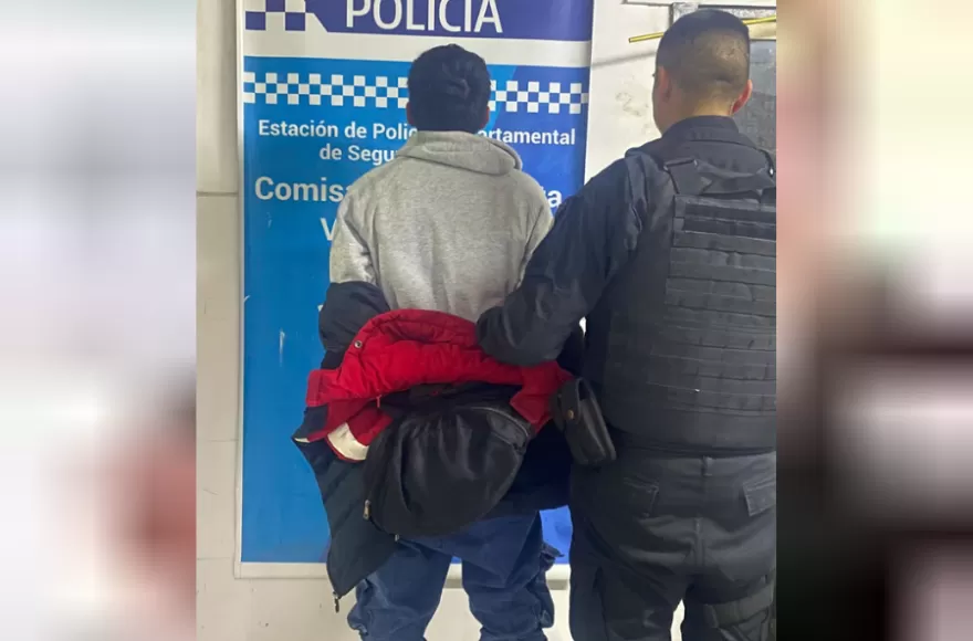 El sujeto fue detenido bajo los delitos de violación de domicilio, desobediencia y amenazas.