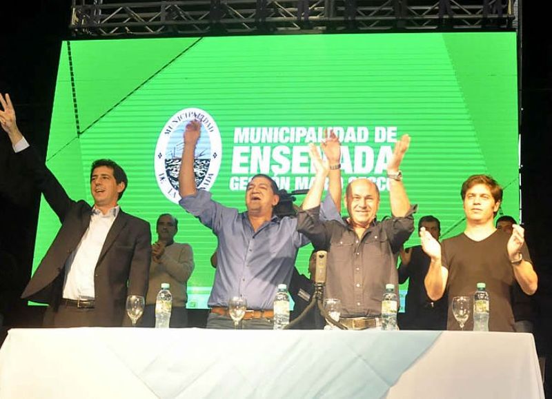 Mario Secco, Axel Kicillof y Ramón Garaza celebraron los cinco años de la recuperación de YPF. (Foto: NOVA)
