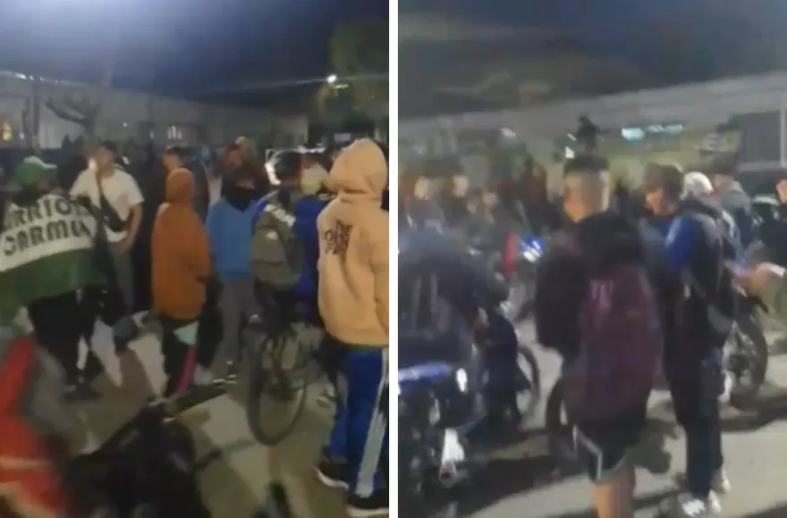 Un gran número de vecinos se acercó a la sede del club.