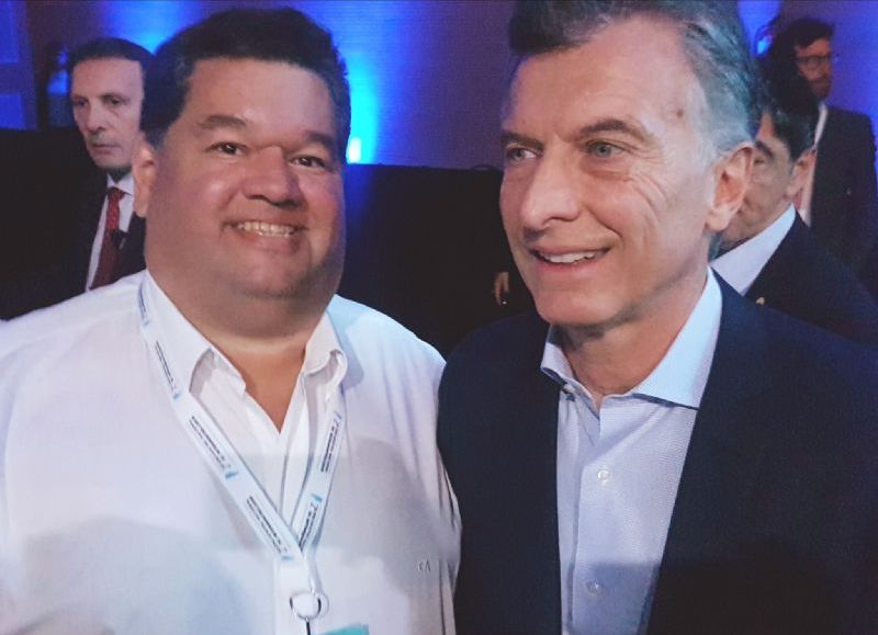 Jorge Nedela y Mauricio Macri.
