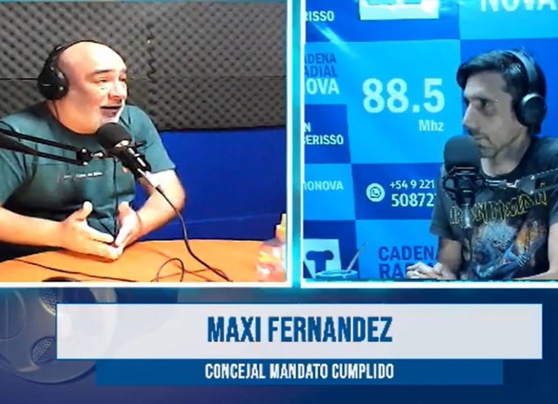 Maximiliano Fernández, edil con mandato cumplido.