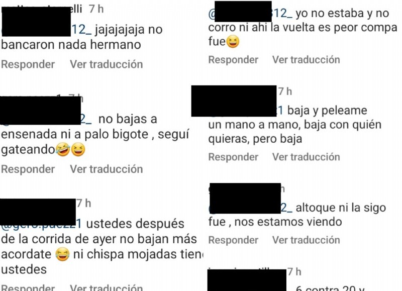 Amenazas por redes sociales.