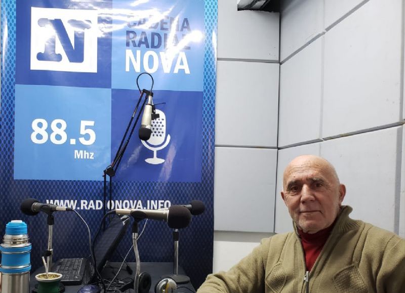 Osvaldo Greco, en el aire de BerissoCiudad en Radio.