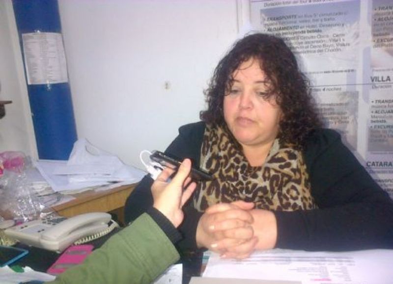 Norma Gómez, delegada del Sindicato de Salud Pública.