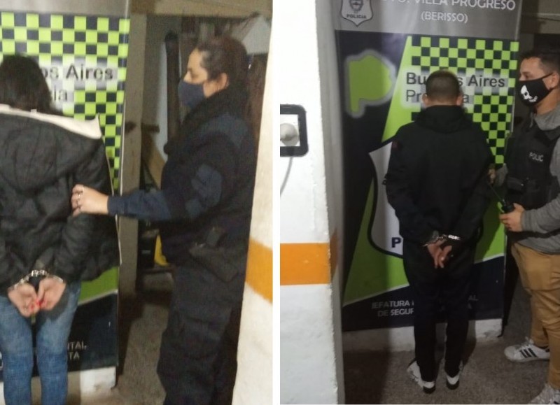 En total hubo tres detenidos.