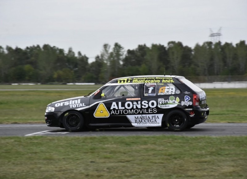 El auto de Facundo Alonso.