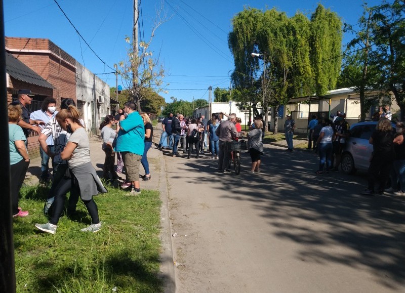 Un pasaje del encuentro de este lunes.