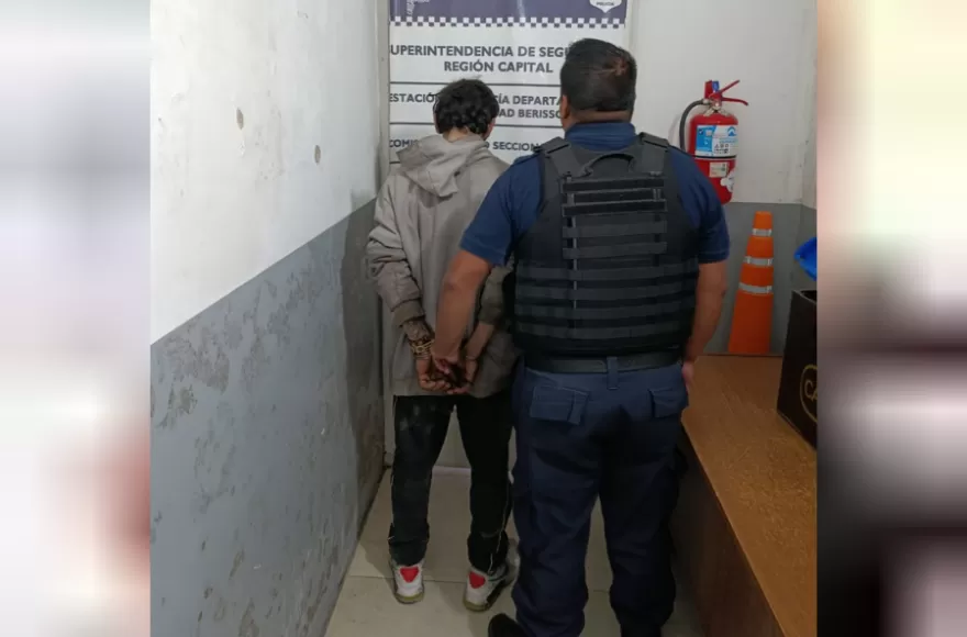 El sujeto fue trasladado a sede policial.