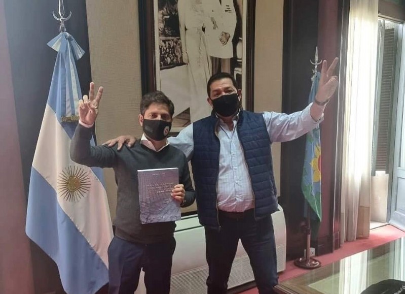 Axel Kicillof y Ramón Garaza.