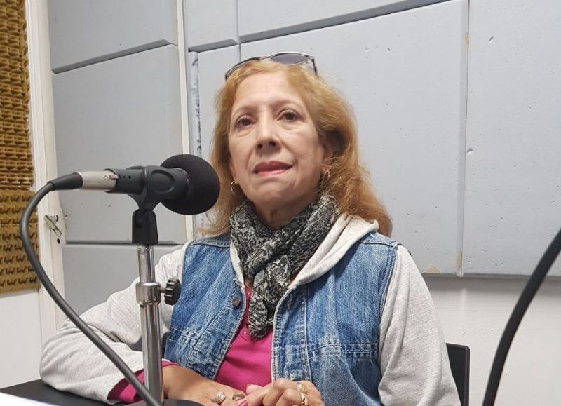 Mirta Carreras, en el aire de BerissoCiudad en Radio.