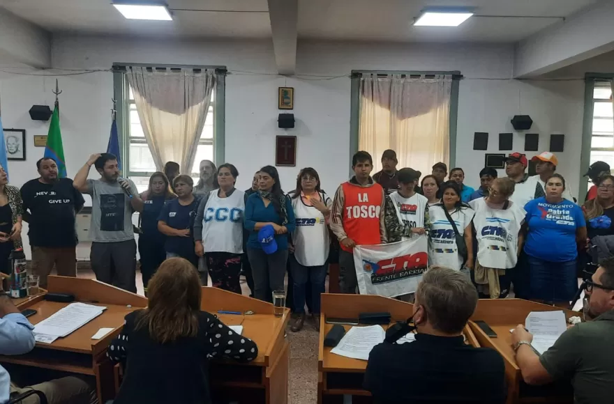 Las organizaciones sociales estuvieron presentes en el Concejo.