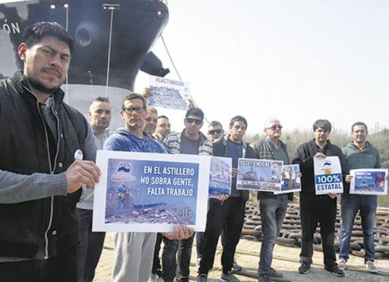 En el astillero que Macri quiere “quemar” trabajan 3300 especialistas.