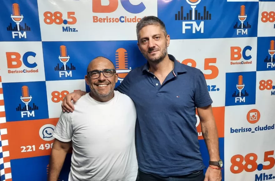 Federico Ruiz y Walter Di Paolo, concejales del bloque Fuerza Patria.